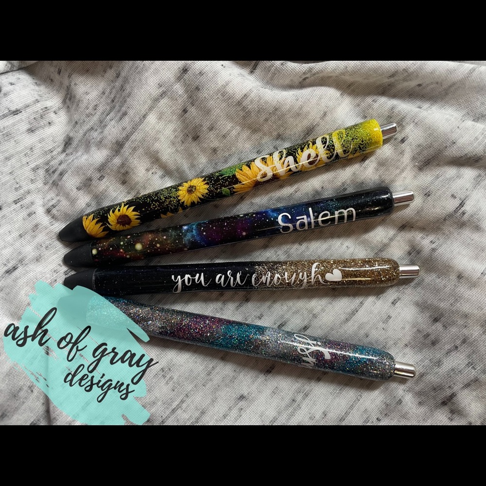 Handmade Sunflower Personalized Pens